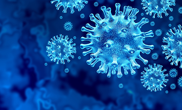 Coronavirus 3D-Modell (Quelle: Lightspring/Shutterstock.com) (verweist auf: Coronavirus und COVID-19)